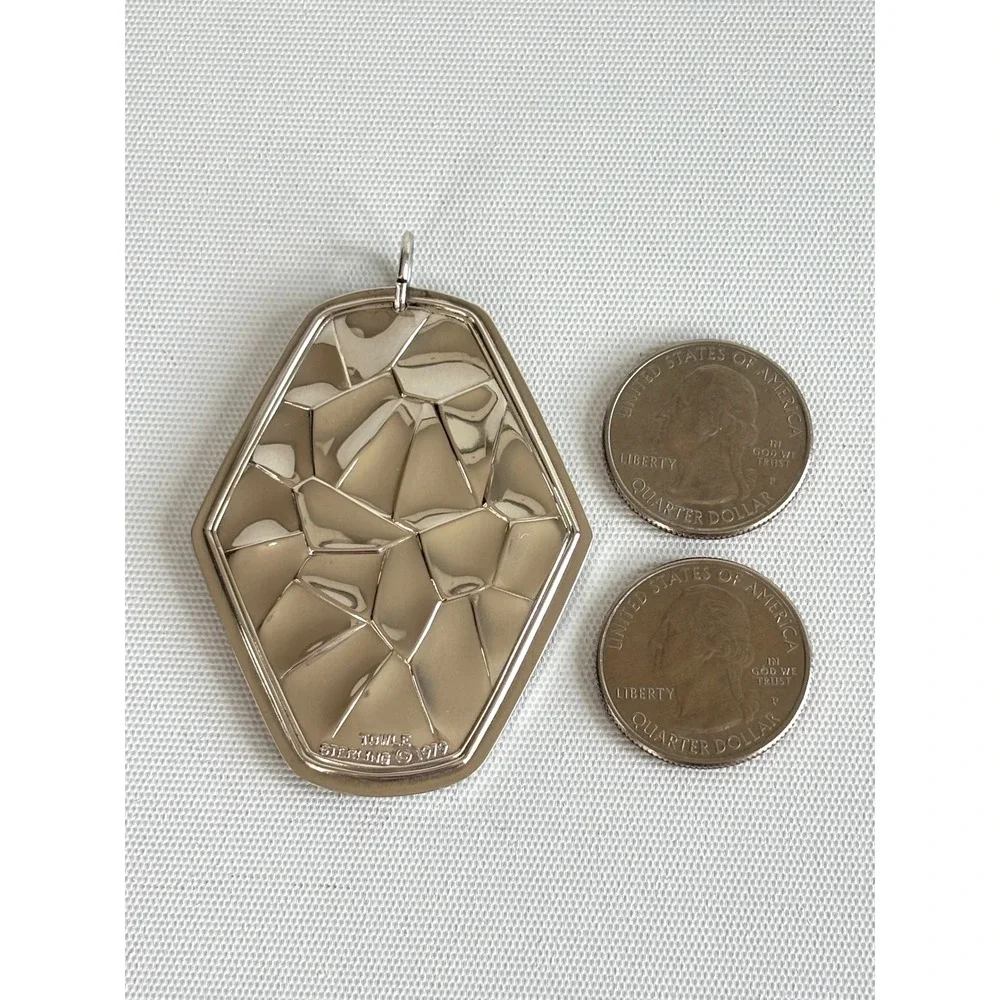 Towle 1979 Sterling Christmas Medallion Nine Ladies Dancing Pendant Original Box
